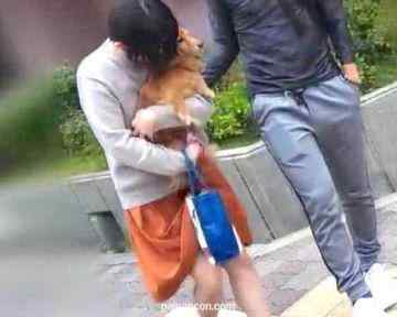FC2-PPV-3129172 - 【個人】黒髪ショートの犬好き新妻。愛犬の散歩中に捕まえ新婚宅まで押し入りペットも気にせず中出し制裁